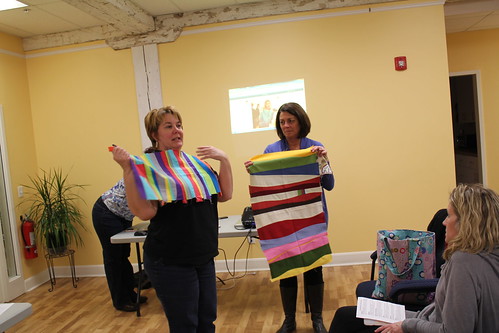 Ellen and Teresa share about their blocks made in Valori Wells' class at QuiltCon